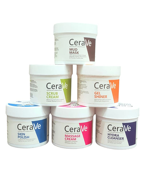 💖 Cera-Ve Facial Set – 6 Piece Complete Skincare Kit 💖