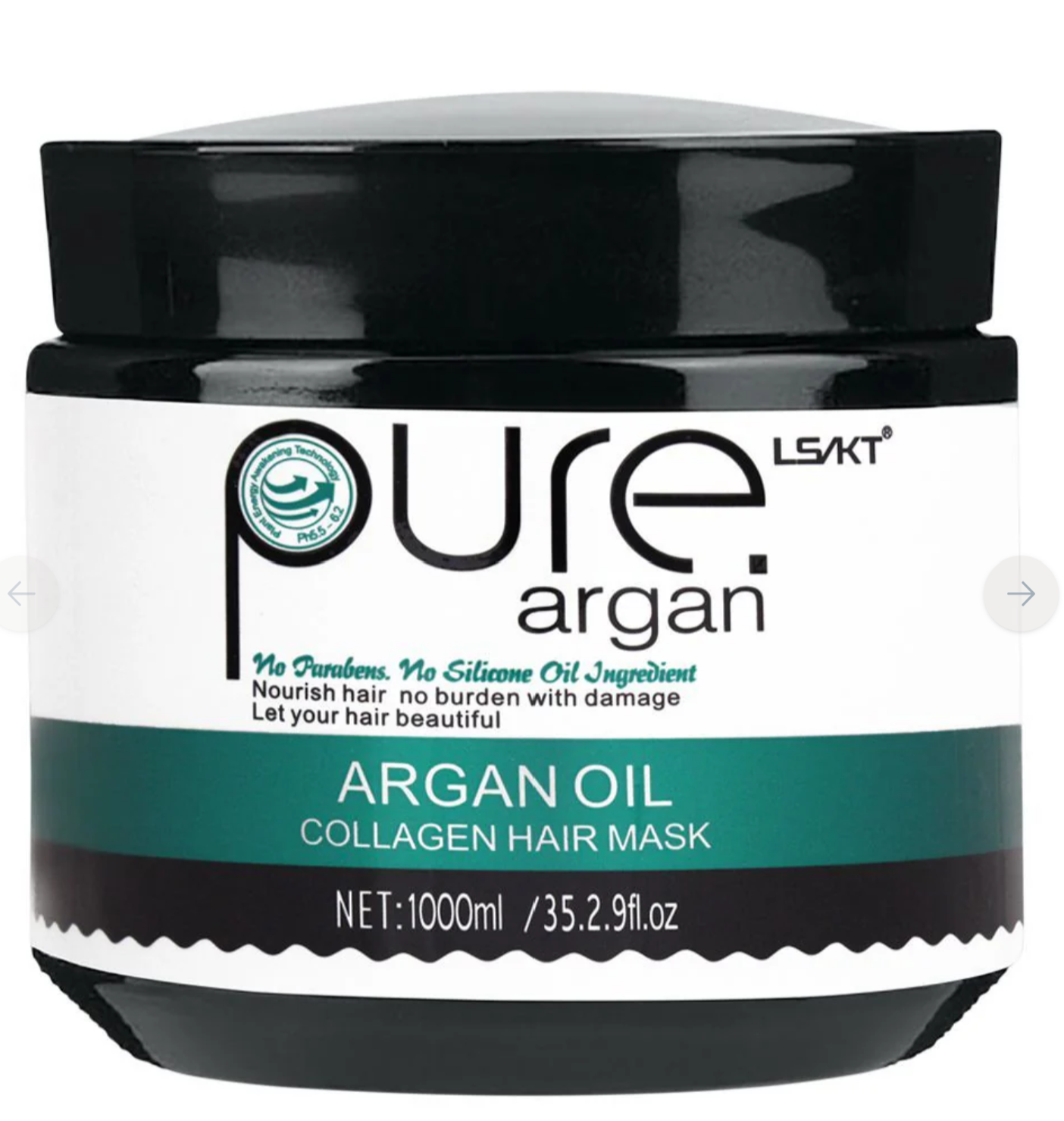 🌿 Pure Argan Keratin Hair Mask (1000ml) 🌿
